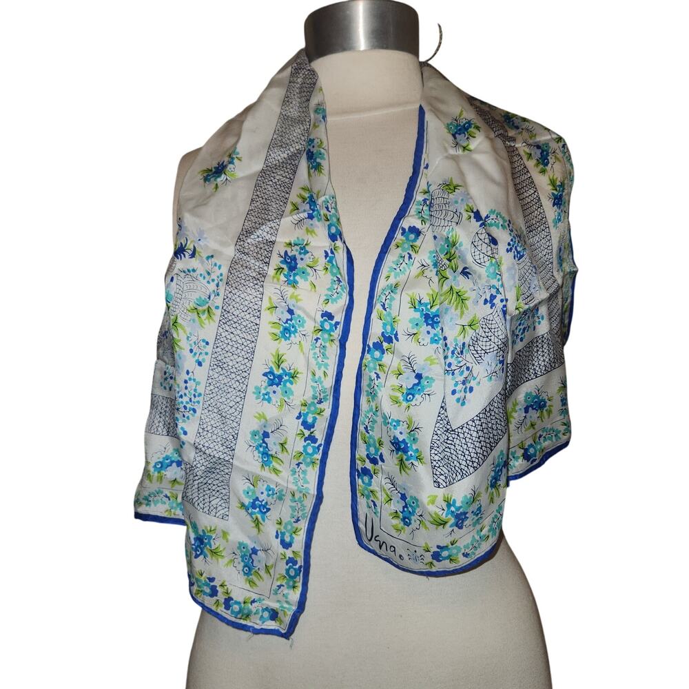 Vintage Vera Neumann Silk Scarf 42x13